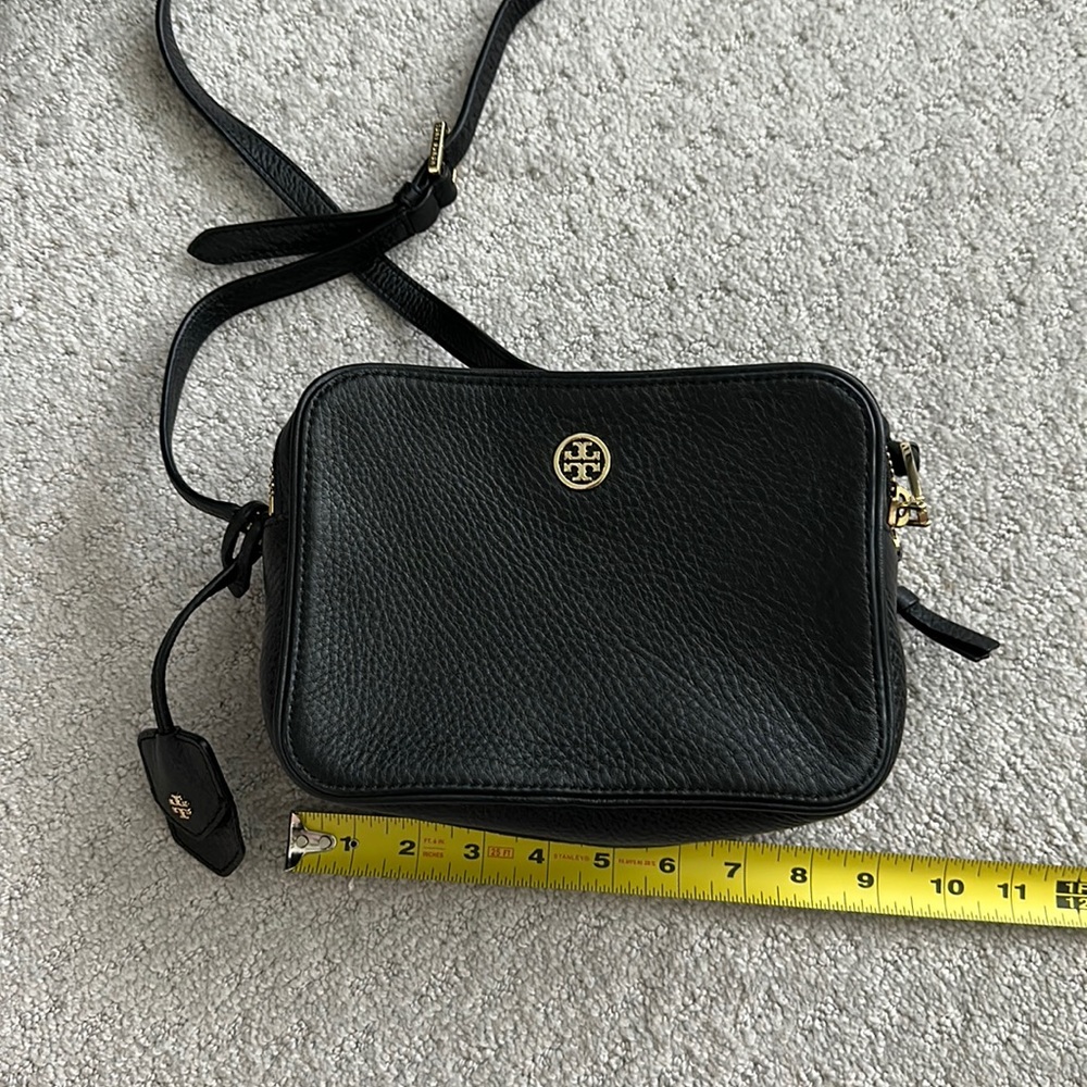 Tory burch double zipper camera bag